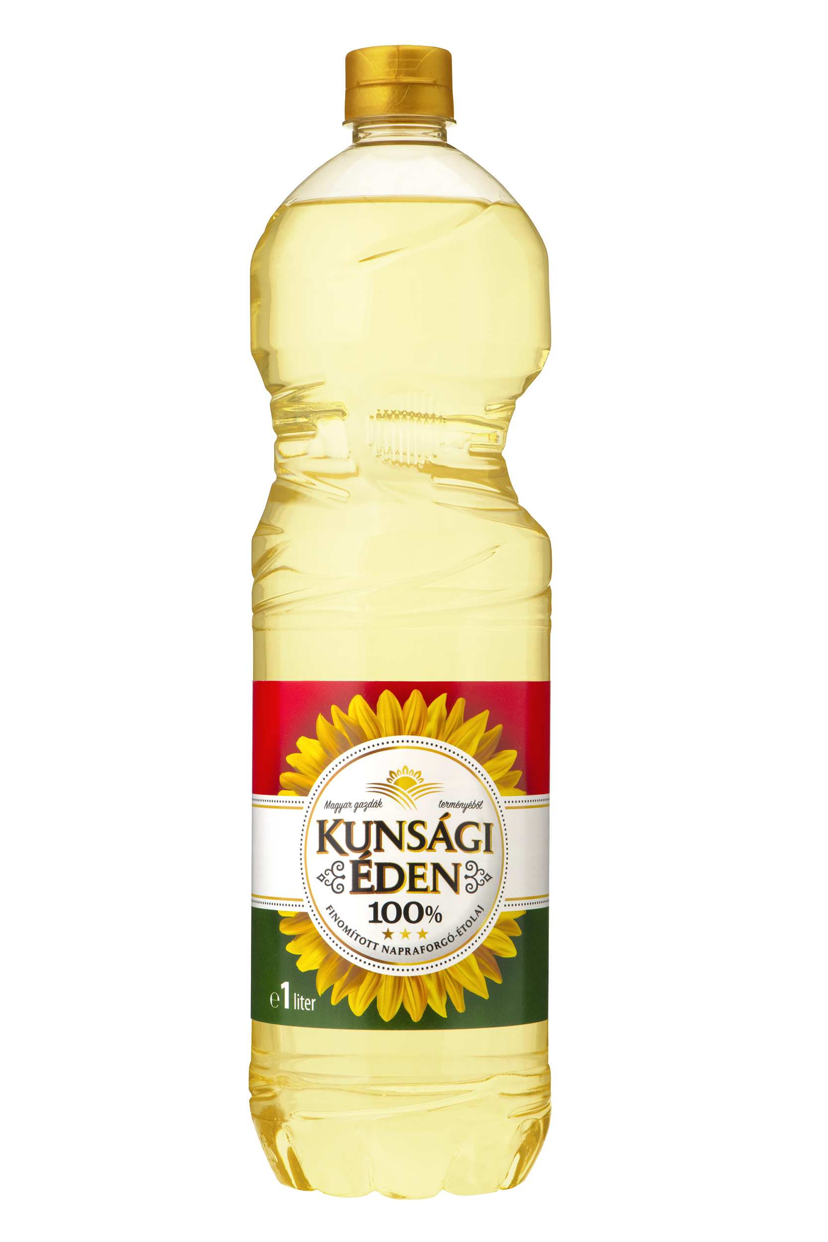 Kunsági Éden 100% finomított napraforgó-étolaj 1 liter